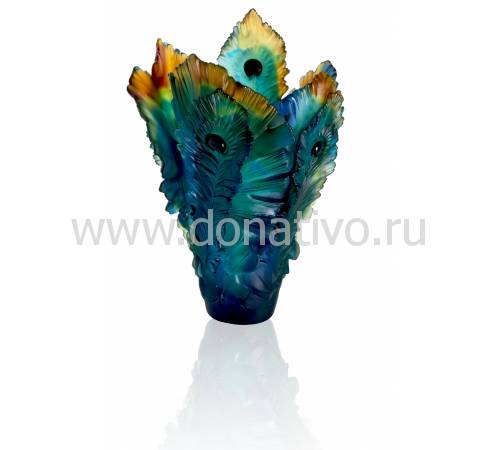 Ваза для цветов "Fleur de Paon" (h=39) Daum 05692