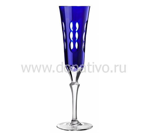 Фужер для шампанского "Kawali" (h=22,5) синий Christofle 07913211
