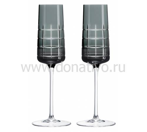 Набор из 2-х фужеров для шампанского "Graphik" (h=22) Christofle 07946010