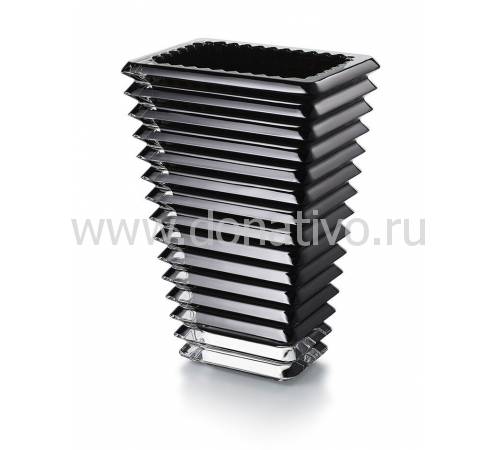Ваза для цветов прямоугольная черная "Eye" H=20 Baccarat 2814036