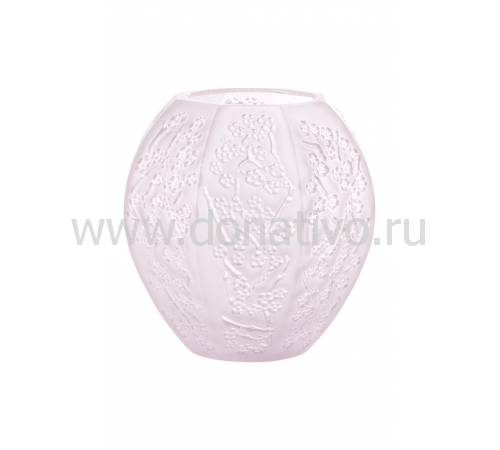 Ваза для цветов "Sakura" розовая H=10 Lalique 10723200