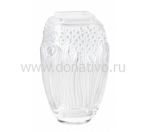 Ваза для цветов "Muguet" прозрачная Lalique 10709000