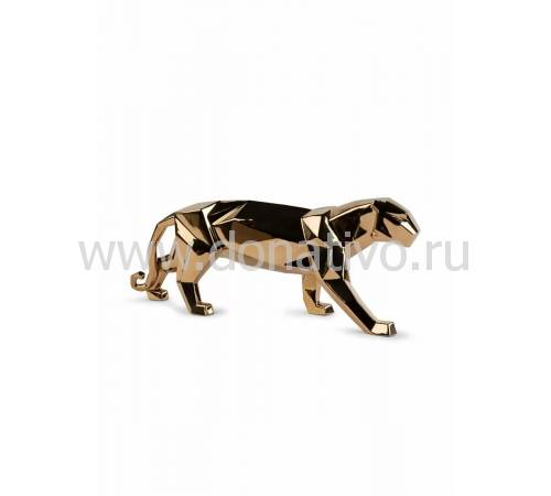 Статуэтка "Пантера" золотая Lladro 01009580