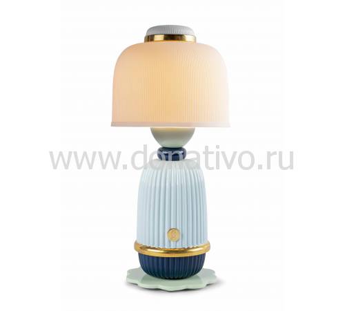 Настольная лампа "Kokeshi" голубая Lladro 01024147