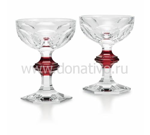Набор из 2-х кубков с красной каплей Harcourt 1841 Baccarat 2814393