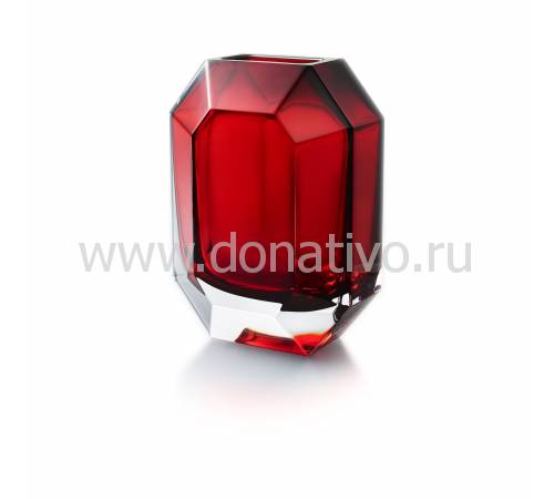 Ваза для цветов красная "OCTOGONE" Baccarat 2813754