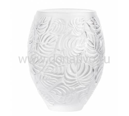 Ваза для цветов "Feuilles" прозрачная Lalique 10745500
