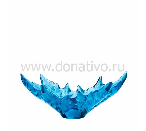 Ваза для фруктов синяя "Champs-Elysees" Lalique 10760900