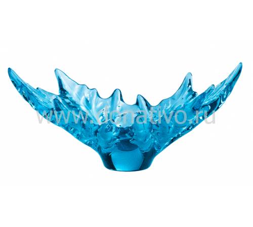 Ваза для фруктов "Champs‑Élysées" малая синяя Lalique 10760800