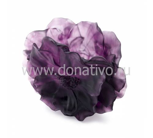 Ваза для цветов "Camelia" большая фиолетовая Daum 05730