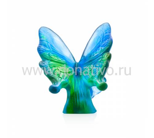 Статуэтка "Бабочка" сине-зеленая Daum 05737-1