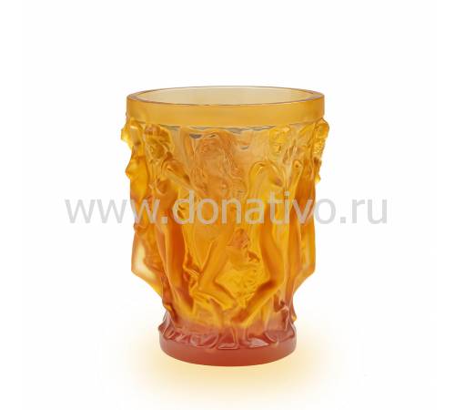 Ваза для цветов "SIRÈNES" янтарная Lalique (Лимитированная коллекция 999 экз.) 88091110
