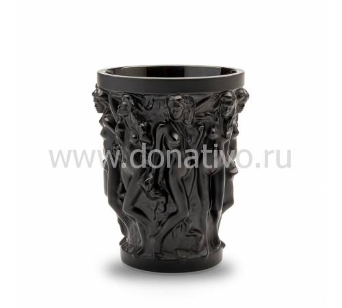 Ваза для цветов "SIRÈNES" чёрная Lalique (Лимитированная коллекция 999 экз.) 88091107