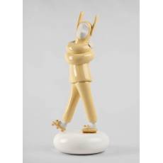 Статуэтка "В объятиях" (жёлтая) Lladro 01009652