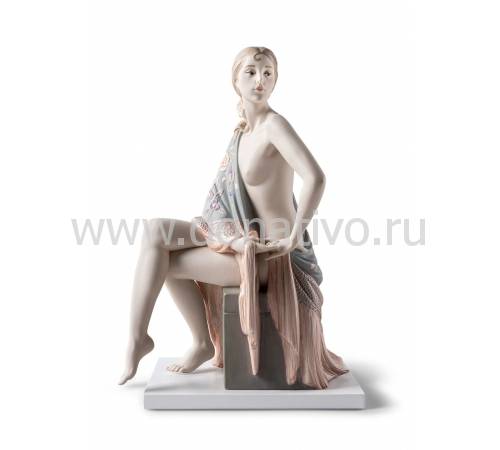 Статуэтка "Обнаженная девушка в шали" Lladro 01009733