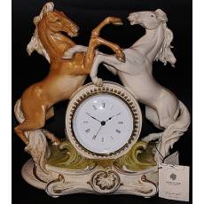 Часы "Кони" Porcellane Principe 402/PP
