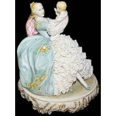 Статуэтка "Мама с младенцем" Porcellane Principe 1077/PP