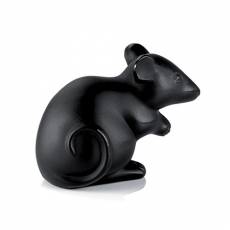 Статуэтка "Мышка" черная Lalique 10055900