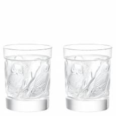 Набор из 2-х стаканов для виски "Owl" Lalique 1731400