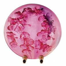 Декоративная тарелка "Орхидеи" Daum 05548