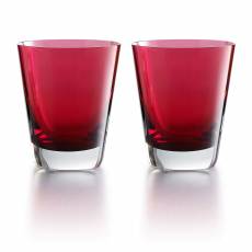 Набор из 2-х красных стаканов для сока "Mosaique" Baccarat 2811578