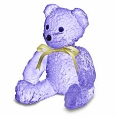 Статуэтка "Плюшевый мишка" фиолетовый Daum (Лимитированная серия 375 экз) 05271-6