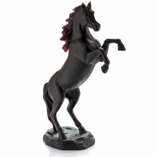 Статуэтка "Гарцующий конь" черная Daum (Лимитированная серия 500 экз.) 05585-1
