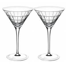 Набор из 2-х бокалов для мартини с палочками "Graphik" Christofle 07945282