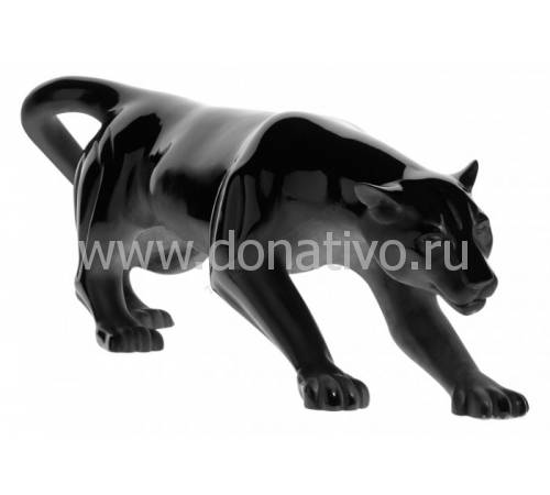 Статуэтка "Пантера" черная Daum (Лимитированная коллекция 1000 экз.) 03596-1