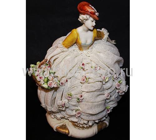 Статуэтка "Дама с корзинкой" Porcellane Principe 1088/PP