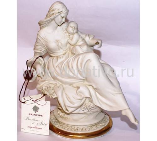 Статуэтка "Мама с дочкой" Porcellane Principe 781B/PP