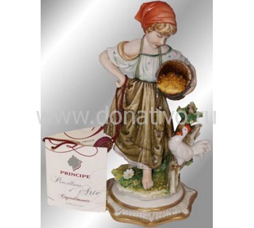 Статуэтка "Деревенская девочка" Porcellane Principe 581/PP