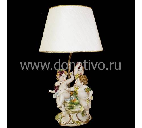 Лампа "Три ангела" Porcellane Principe 848P/PP