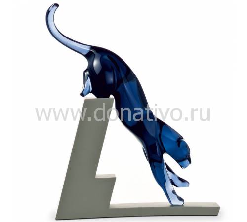 Статуэтка пантера синяя "Panther Midnight" Baccarat 2607754
