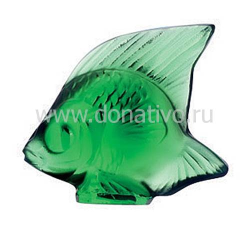 Статуэтка "Рыбка" зеленая Lalique 3001000