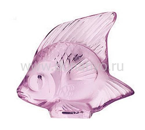 Статуэтка "Рыбка" розовая Lalique 3002800