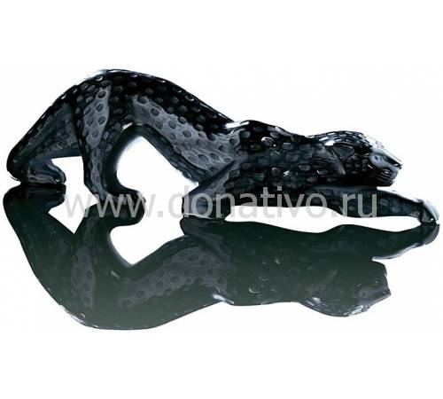 Статуэтка "Пантера Zeila" чёрная большая Lalique 1167100