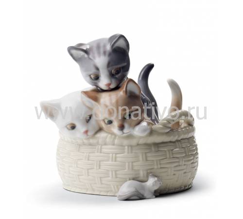 Статуэтка "Любопытные котята" Lladro 01008693