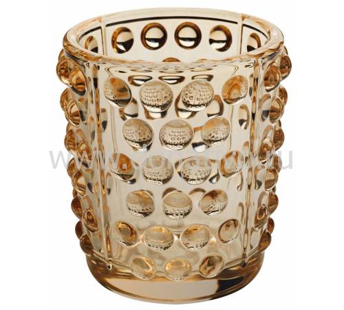Подсвечник на 1 свечу "Mossi" золотой Lalique 10370000