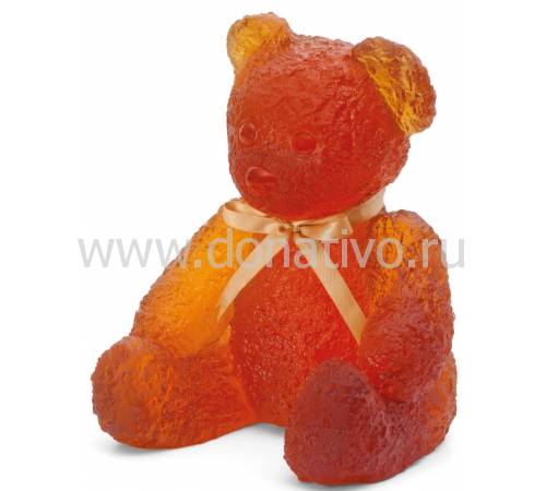 Статуэтка "Плюшевый мишка" большой оранж. 375 экз. Daum 05365