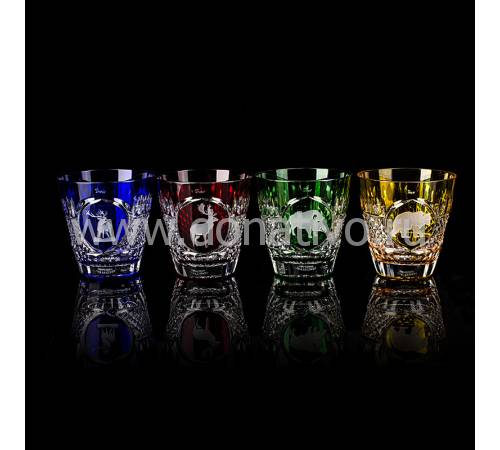 Набор из 4-х стаканов для виски "Hunt" Tsar FABERGE 5481054