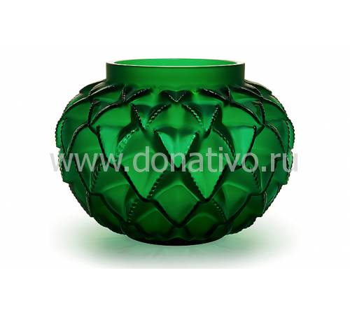 Ваза для цветов зелёная малая "Languedoc" Lalique 10488800