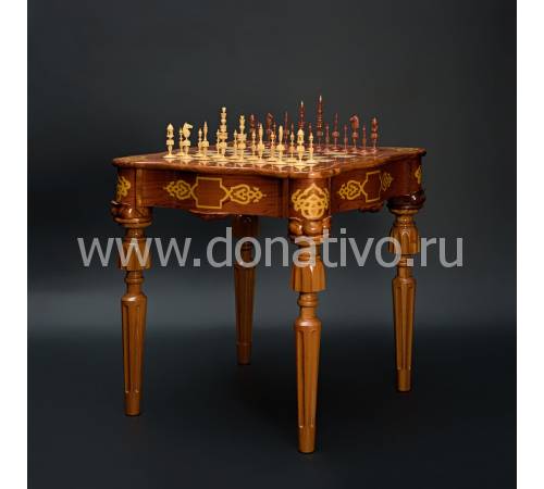 Шахматный стол Селенус в стиле барокко AVTSH141