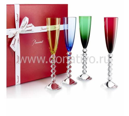 Набор из 4-х бокалов для шампанского "VEGA FLUTISSIMO" Baccarat 2812557