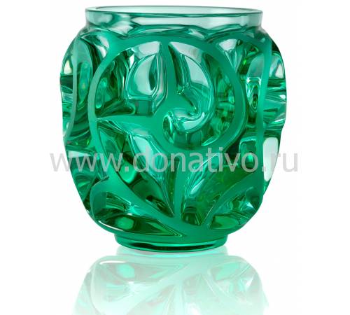 Ваза для цветов мятно-зеленая (малая) "Tourbillons" Lalique 10684900