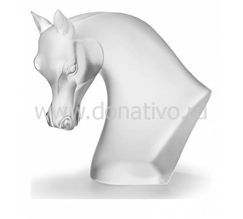 Статуэтка "Голова лошади" сатин Lalique 10368500