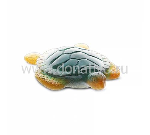 Статуэтка "Морская черепаха" желто-зеленая Daum 02691-1/C