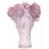Ваза для цветов "Pivoine" розовая (h=38) Daum 05153-1
