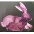 Статуэтка "Кролики" розоый Daum 05131-1
