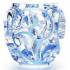 Ваза для цветов прозрачная с голубой патиной (малая) "Tourbillons" Lalique 10442100